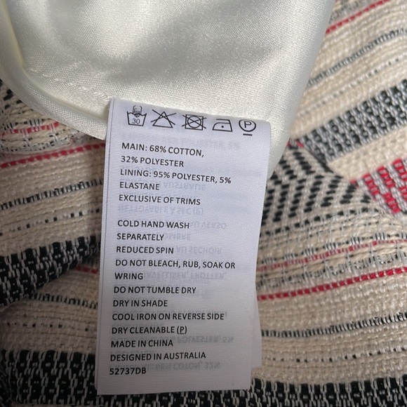 BARDOT AngieJacquard Mini Dress Size 6 - Picture 9 of 10